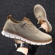 thumbnail image 2 of Zapatos casuales Brock de talla grande 48 para hombre, de moda, con superficie tejida, transpirables, ligeros y deportivos, 2 of 6