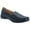 Navy Softie, variant on Boulevard Womens Leather Like Twin Gusset Shoes