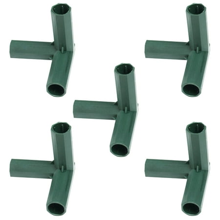 

MRULIC Protective Cover 5PCS Plastic Garden Plant Awning Joints Connector Frame Greenhouse Bracket Parts + C