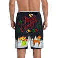 thumbnail image 3 of Fotbe Merry Christmas Elk Pajama Shorts for Men, Men's Pajama Bottoms, Sleepwear,Short Pajama Pants-3X-Large, 3 of 9