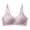 Pink, variant on Seamless jelly-like plus-size bra, supports side breast tissue, wire-free, large cup women's underwear