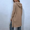 thumbnail image 6 of Enjoytime Fall Winter Long Cardigans for Women Long Sleeve Open Front Hooded Knit Coat Warm Cozy Casual Oversized Outerwear with Pockets, 6 of 6