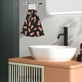 thumbnail image 5 of Gaeub Popcorn Print Hand Towels with Hook,Hanging Tie Towels, Coral Velvet Dishtowels, for Bathroom Restroom Home Decor, 5 of 7