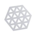 thumbnail image 1 of VONKY Felt Table Coaster for Hot Drink Hexagonal Shape Tea Mat Absorbent Hollow Cup Pad Home Accessories Triangular, 1 of 6