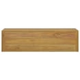 thumbnail image 2 of vidaXL Wall-mounted Bathroom Cabinet 110x45x30 cm Solid Wood Teak, 2 of 5