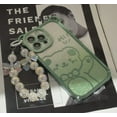 thumbnail image 2 of Cute Case for iPhone 14 Pro Max,Bear Pattern Case with Butterfly Pearl Wrist Chain for Women/Girls Gift, Removable Glitter Papper Soft TPU Shockproof Cover for iPhone 14 Pro Max 6.7 inch, 2 of 9