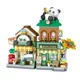 thumbnail image 3 of Bloques de Construcción Mini Escena Callejera 180° Plegable, Tienda Armable de Osito/Conejito/Capibara, Modelo Decorativo y Rompecabezas Educativo, 3 of 3