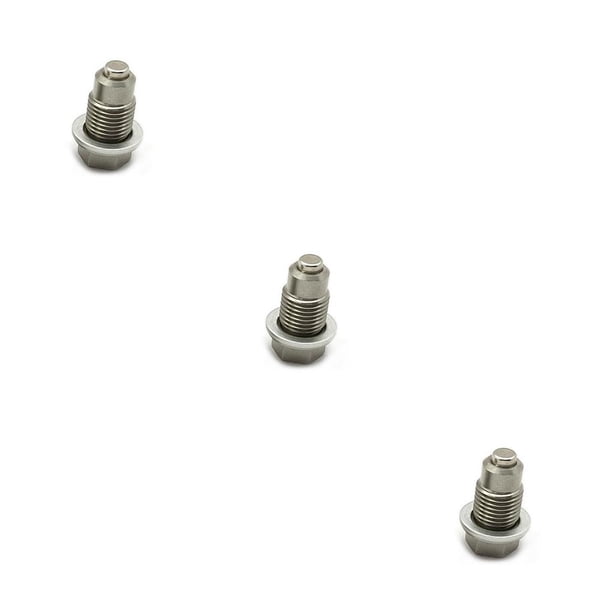 Sidaley Tornillos universales para cárter de aceite de motor de coche, pernos de drenaje hexagonales de Metal de repuesto con actualización Type1 NO1