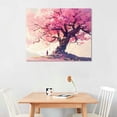 thumbnail image 2 of PRATYUS  Cherry Blossom Tree Poster | Botanical Flower Prints | Pink Home Decor | Wall Art | Pink Home Decor | Wall Art | Bedroom Living Room Decoration 20x16in, 2 of 6