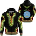 thumbnail image 2 of Sudadera con capucha y estampado callejero de la bandera de ML vintage, ropa africana para hombre, estilo hip hop, con personalidad, moda, jerseys con emblema nacional de Malí, 2 of 4