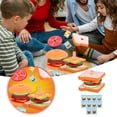 thumbnail image 2 of Children's Wooden Simulation Sandwich Set Column Toys Educational Kitchen Set Simulation Toy Set Turn Educational Toy Set, 2 of 8