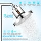 thumbnail image 4 of Cabeza de Ducha Filtrado, 15 Etapas Filtro de Agua para Regadera + Cabezal de Ducha de 6'', 5 Modos Ajustables de Alta Presión de Filtro para Regadera Baño, 4 of 8