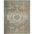thumbnail image 1 of Amer Rug ETE112776 2 ft. 7 in. x 7 ft. 6 in. Eternal Transitional Power-Loomed Rug, Turquoise, 1 of 1
