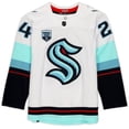 thumbnail image 3 of Framed Jamie Oleksiak Seattle Kraken Autographed White Adidas Authentic Jersey with Inaugural Season Jersey Patch - Fanatics Authentic Certified, 3 of 5