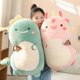 thumbnail image 4 of Almohada de peluche blanda Peluche de Animal Kawaii Unicornio Dinosaurio León Almohada Grande Suave Cojín Relleno Regalo de San Valentín para Niñas Niños, 4 of 5