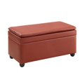 thumbnail image 3 of ACME Nitsa Storage Bench in Wine PU, 3 of 3