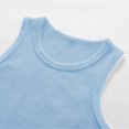thumbnail image 5 of XXWXYD Kids Toddler Girls Cotton Sleeveless Tank Tops - Summer Breathable Solid Color Basic Tees Undershirts Vest for Baby Boys Girls, 5 of 6