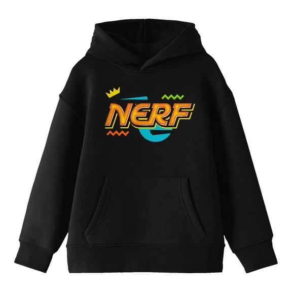 Nerf Shapes Youth Black Hoodie-M