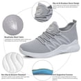 thumbnail image 3 of CHICVOMEY Breathable Mesh Sneakers for Women Running Shoes with Non-Slip Sole Comfortable Walking Shoes Sneakers for Work Casual Tennis Workout, 3 of 9