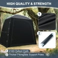 thumbnail image 6 of Medium-large Bike Storage Tent, Portable Bike Shed For Bikes, Waterproof Storage Shed For Bikes, Motorbikes, Lawnmowers, Gardening Tools, PU4000 Mm, Lightweight Bike Tent, 6 of 7