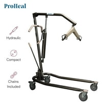 ProHeal Hydraulic Patient Lift (High wt. cap) Patient Lifter for the Elderly - No Electricity Needed