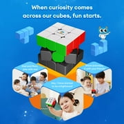 Gan Monster Go Trainer Cube, Speed Cube 3x3 Puzzle Toys for Children Beginners