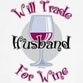 thumbnail image 3 of CafePress - Will Trade Husband For Wine Baseball Jersey - Cotton Baseball Jersey, 3/4 Raglan Sleeve Shirt, 3 of 4