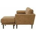thumbnail image 4 of Arroyo Faux Leather Sofa Chaise - Caramel, 4 of 8