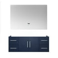 thumbnail image 3 of Lexora Navy Blue Bath Vanity and 48 in. LED Mirror, 3 of 11
