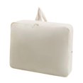 thumbnail image 4 of Bolsa de almacenamiento, paquetes de compresión para equipaje, bolsa de compresión para ropa Blanco beige, 4 of 9