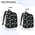 thumbnail image 2 of Rateoe Octopus 1 Pattern Durable Canvas Backpack for Men & Women – Stylish & Lightweight – Adjustable Straps, Multiple Pockets – Fits 15-17 Inch LaptopsSmall, 2 of 5