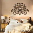 thumbnail image 5 of 3D Lotus Mandala Metal Wall Art, 5 of 9