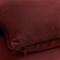 thumbnail image 4 of A1HC Set of 2 Luxurious Soft Velvet Throw Pillow Covers Only, 20"x20", Red, Decorative Cushion Covers with Hidden YKK Zipper for Sofa or Bed, 4 of 7