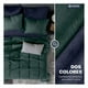 thumbnail image 3 of Set Edredón Invernal y Sábana De Cajón King Size Esquimal Verde - Azul Diseño de la tela Liso, 3 of 6