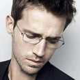 thumbnail image 5 of Men Women Screwless Ultralight Reading Glasses 1.0 Rectangle Anti Blue Light Readers +1.00, 5 of 6