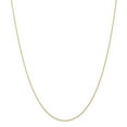 thumbnail image 1 of Real 14kt Yellow Gold .95 mm Carded Cable Rope Chain; 18 inch; for Adults and Teens; for Women and Men, 1 of 6