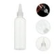 thumbnail image 2 of 20 botellas de plástico con boquilla puntiaguda de 120 ml para líquidos cosméticos., 2 of 8