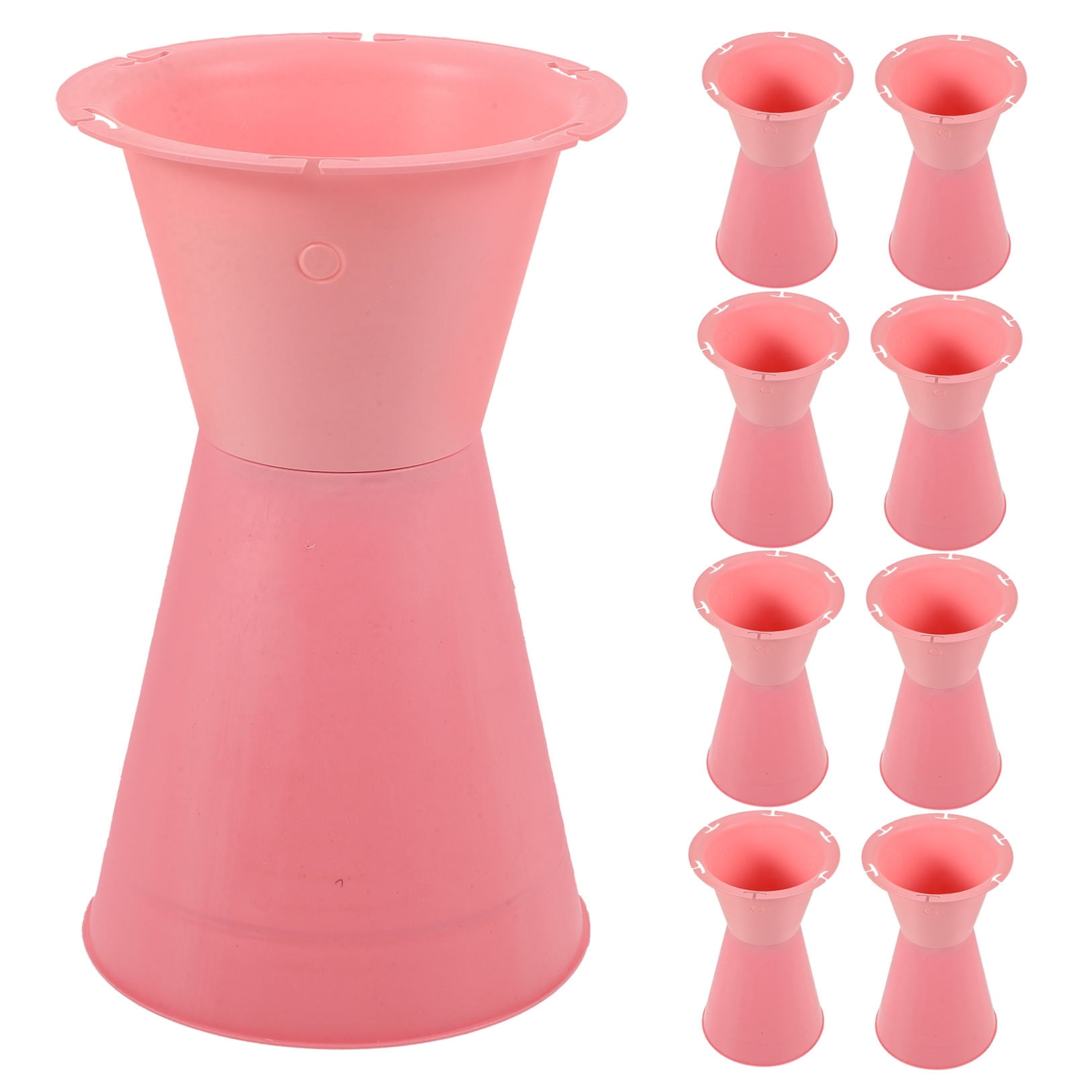 OUNONA 10 Pcs Stand Decoration Wedding Flower Packaging Material Bride 23.5x14cm Pink