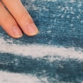 thumbnail image 6 of Toyoso 5x7 Modern Abstract Area Rug, Coastal Ocean Wave Carpet, Soft Low Pile Non-Shedding Rug for Living Room, Bedroom, Dining Room, Nautical Seascape Home Decor, Teal, 6 of 10