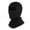 A-Black, variant on Windproof Thermal Fleece Hood, Warm Breathable Winter Headgear, Multi-color Outdoor Cap for Skiing & Cycling, One Size Bomber Hats