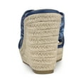 thumbnail image 2 of BLISSFUL STEP Women's Espadrille Platform Slide Wedge Sandals, 2 of 5