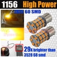 thumbnail image 2 of 1156 Amber Yellow High Power 2835 Chip 60-LED Turn Signal/Parking Light Bulbs (1156, Yellow), 2 of 7