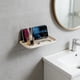 thumbnail image 4 of Wall-mounted Combination Towel Rack And Shelving Unit For Bathrooms No Drilling Required Wall-Mounted Vanity Organizer For Cosmetics, 4 of 7