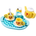 thumbnail image 3 of Juego de vajilla de cocina de 8 piezas, taza de té y café de juguete de madera, platillos, bandeja, juguete Montessori, juego de fiesta de té para Sunnimix Cocina Juegos de imaginación Juguetes, 3 of 8