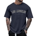 thumbnail image 2 of Sngxgn Men's Short Sleeve T-Shirt Performance Activewear(Navy,XXXL), 2 of 4