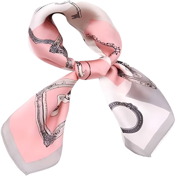 DESIGNICE Mulberry Silk Scarfs Women Small Square Scarf 21" x 21" Breathable Lightweight Neckerchief Headscarf