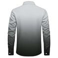 thumbnail image 5 of Hurxie Mens Shirts Button Down Long Sleeve Work Shirt Mens Casual Cowboy Cut Shirts with Two Pockets Dark Gray,3XL, 5 of 7