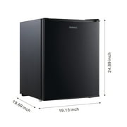 Galanz 2.7 Cu Ft Single Door Mini Fridge Black - compact, Energy-efficient refrigerator ideal for dorms, offices, and small spaces