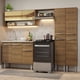 thumbnail image 2 of Cocina Integral 229cm Con Tarja Emilly Madesa 11 Marrón, 2 of 9