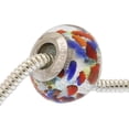 thumbnail image 5 of GlassOfVenice Murano Glass Silver Multicolor Confetti Charm Bead, 5 of 6